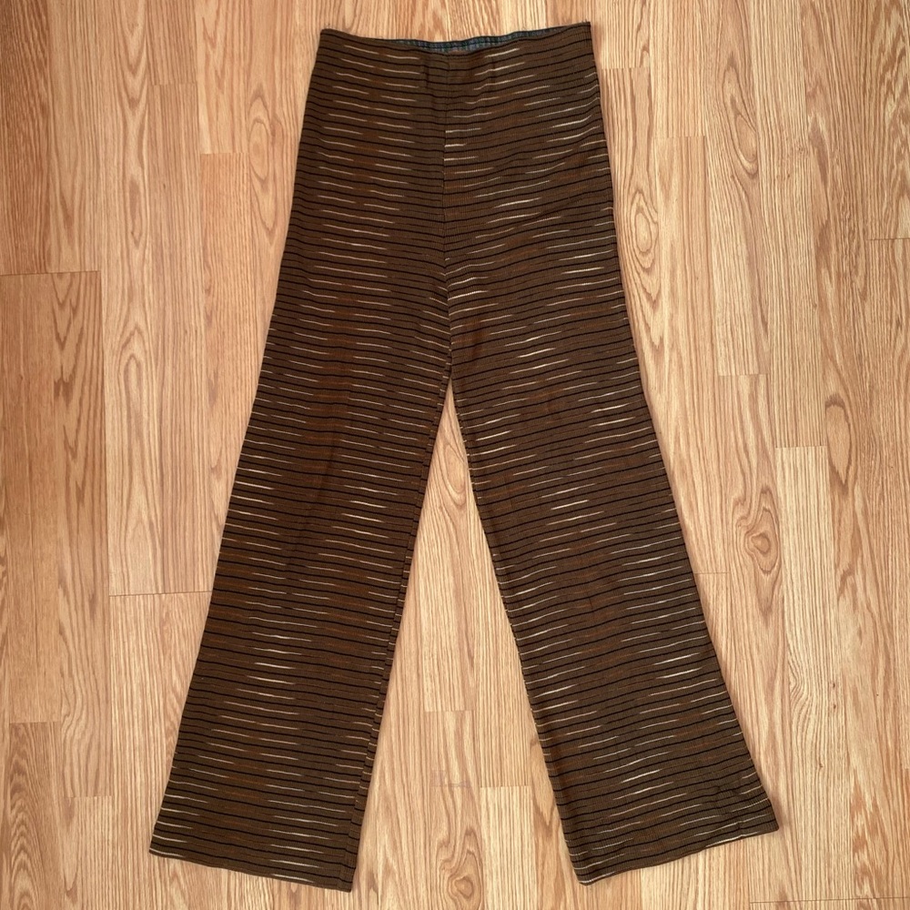 MISSONI ITALY Wide Leg Knit Elastic Waist Pants size 8/10